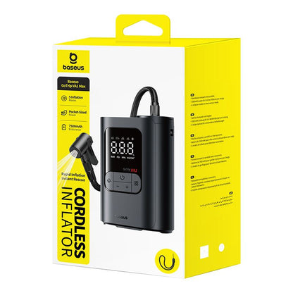 Baseus GoTrip VA1 Max and VA1 Pro Car Air Pump 7500mAh Portable Tire Inflator – Fast 100W Air Compressor