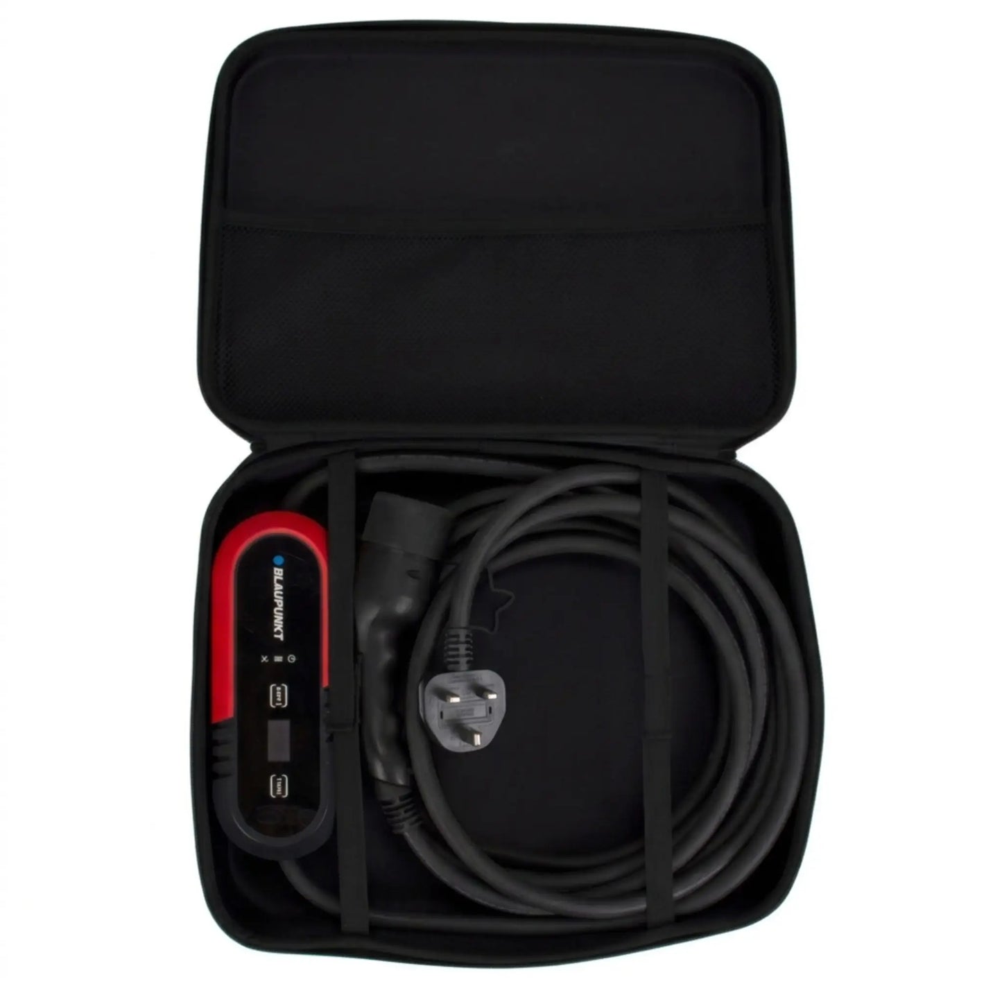 Blaupunkt P1PM2T2 Portable EV Charger 3.7KW Type 2 | 230V 8-16A Electric Car Charger