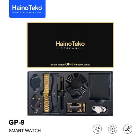 Haino Teko GP-9 Smart Watch Value Combo