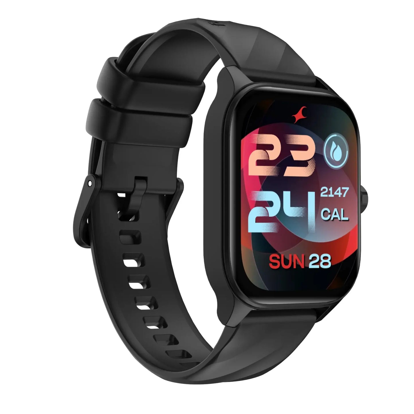 Titan Fastrack Vivid Smart Watch Metal Black 1.97” AMOLED Bluetooth Calling