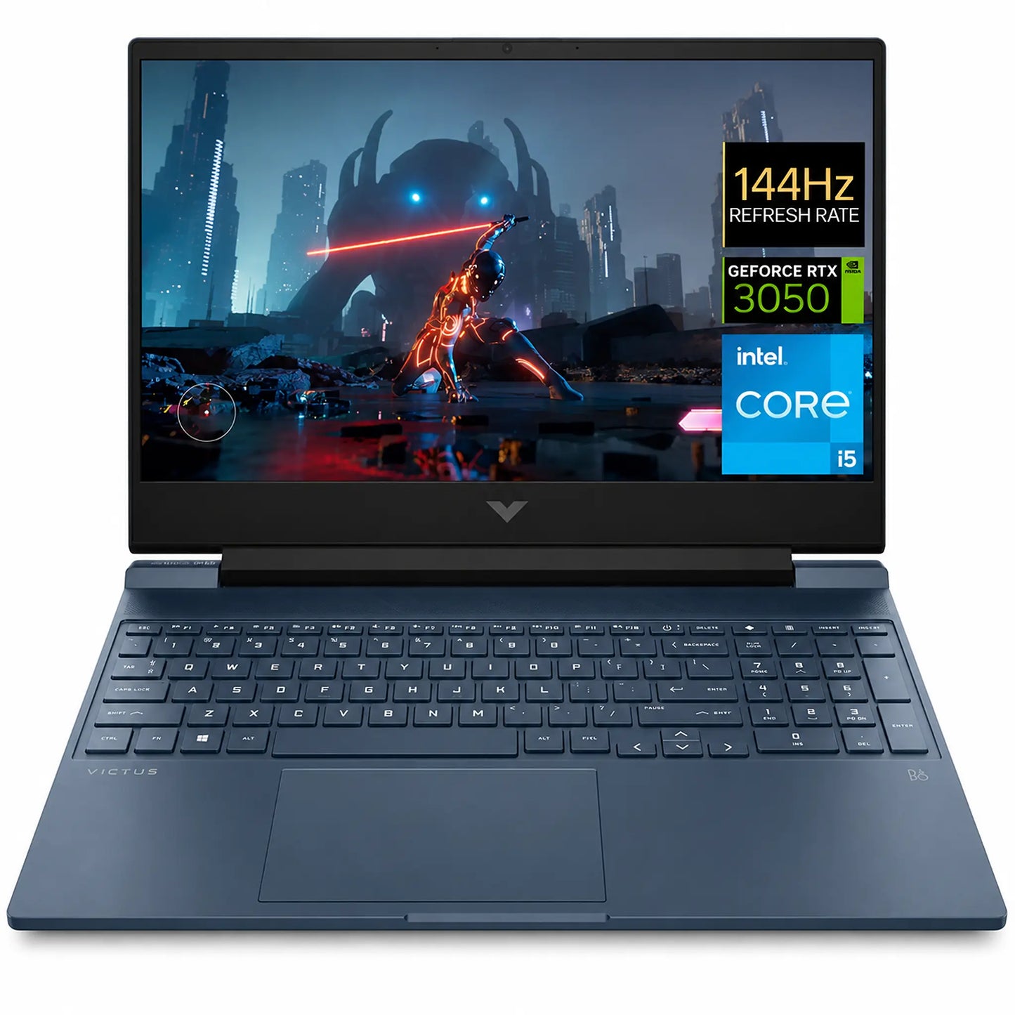 HP Victus 15-FA0092NE Gaming Laptop | 12th Gen Intel® Core™ i5-12450H | 16GB DDR4 RAM, 512GB NVMe SSD | 4GB NVIDIA® GeForce RTX™ 3050