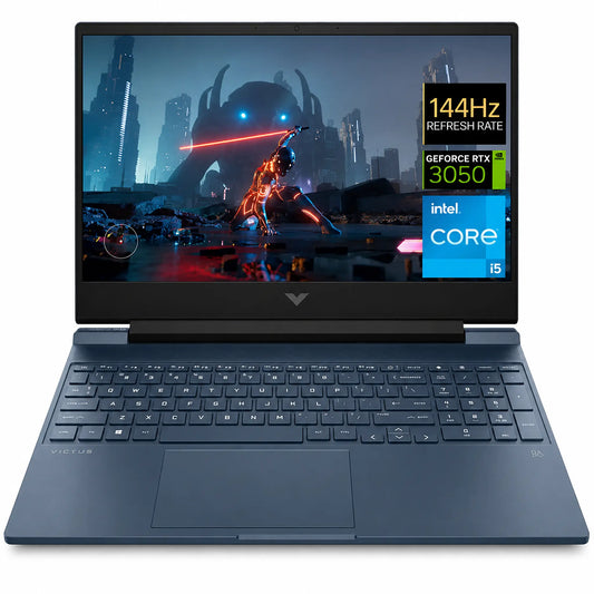 HP Victus 15-FA0092NE Gaming Laptop | 12th Gen Intel® Core™ i5-12450H | 16GB DDR4 RAM, 512GB NVMe SSD | 4GB NVIDIA® GeForce RTX™ 3050