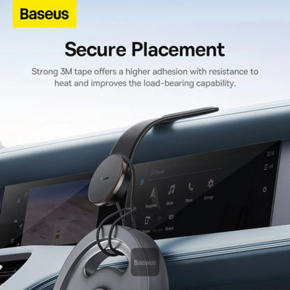 Baseus C02 Pro Magnetic Wireless Charging Car Mount – Fast Charging Phone Holder (Black)