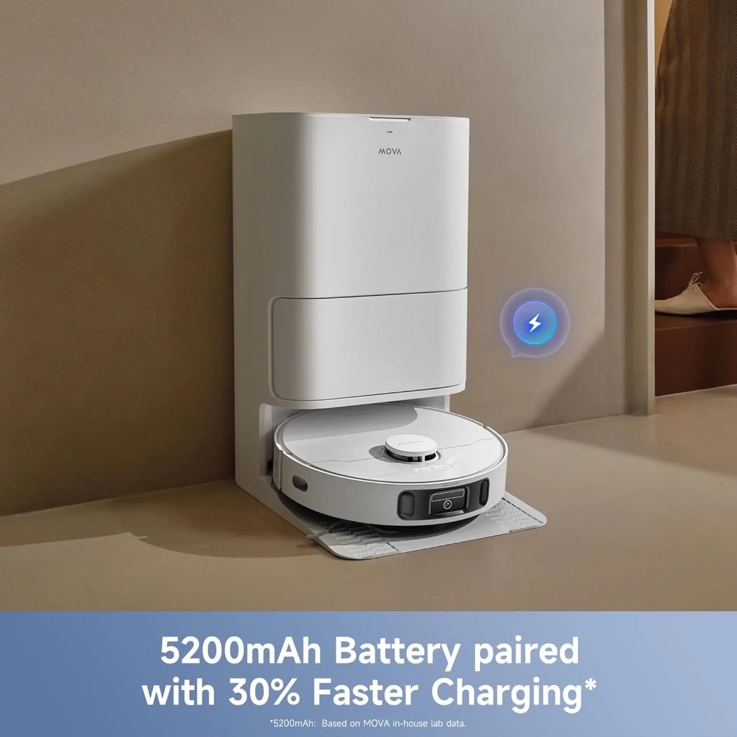 MOVA E40 Ultra Robot Vacuum | 19,000Pa Smart Vacuum & Mop