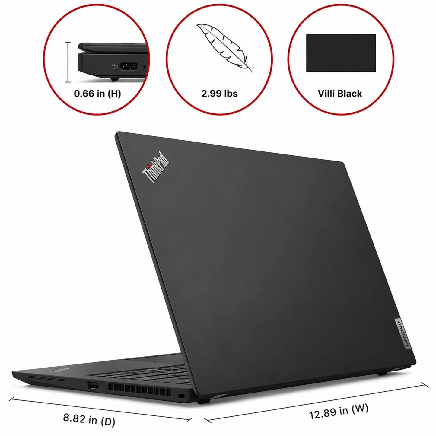 Lenovo ThinkPad T14s Gen 2 | 11th Gen Intel® Core™ i7-1185G7 | 32GB DDR4 RAM, and a fast 256GB NVMe SSD