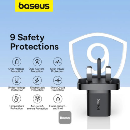 Baseus GaN5 30W Type‑C Mini Fast Charger UK Plug