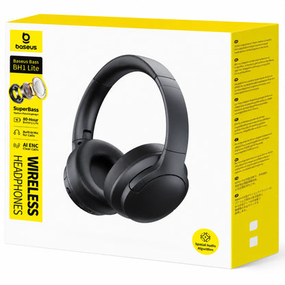 Baseus Bass BH1 Lite Wireless Headphones Bluetooth 6.0 | 80H Battery Life