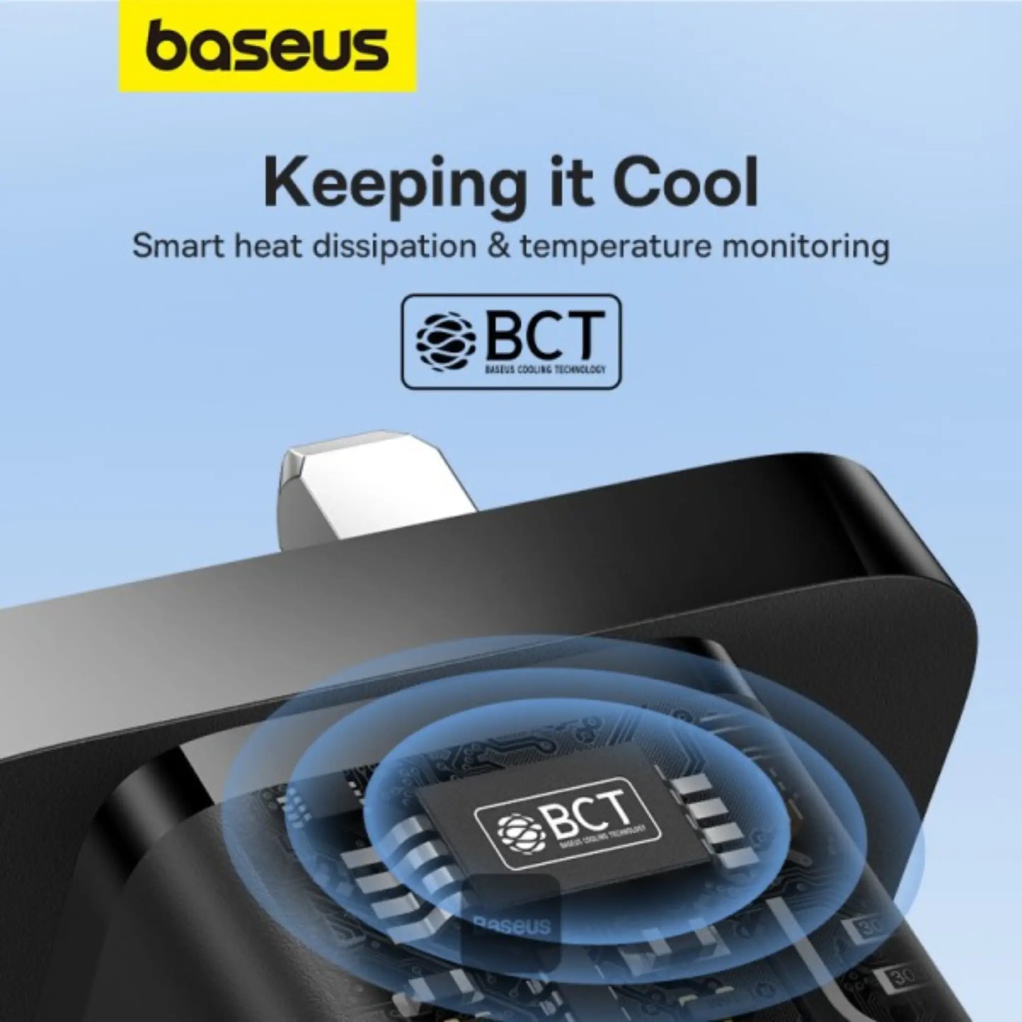 Baseus GaN5 30W Type‑C Mini Fast Charger UK Plug