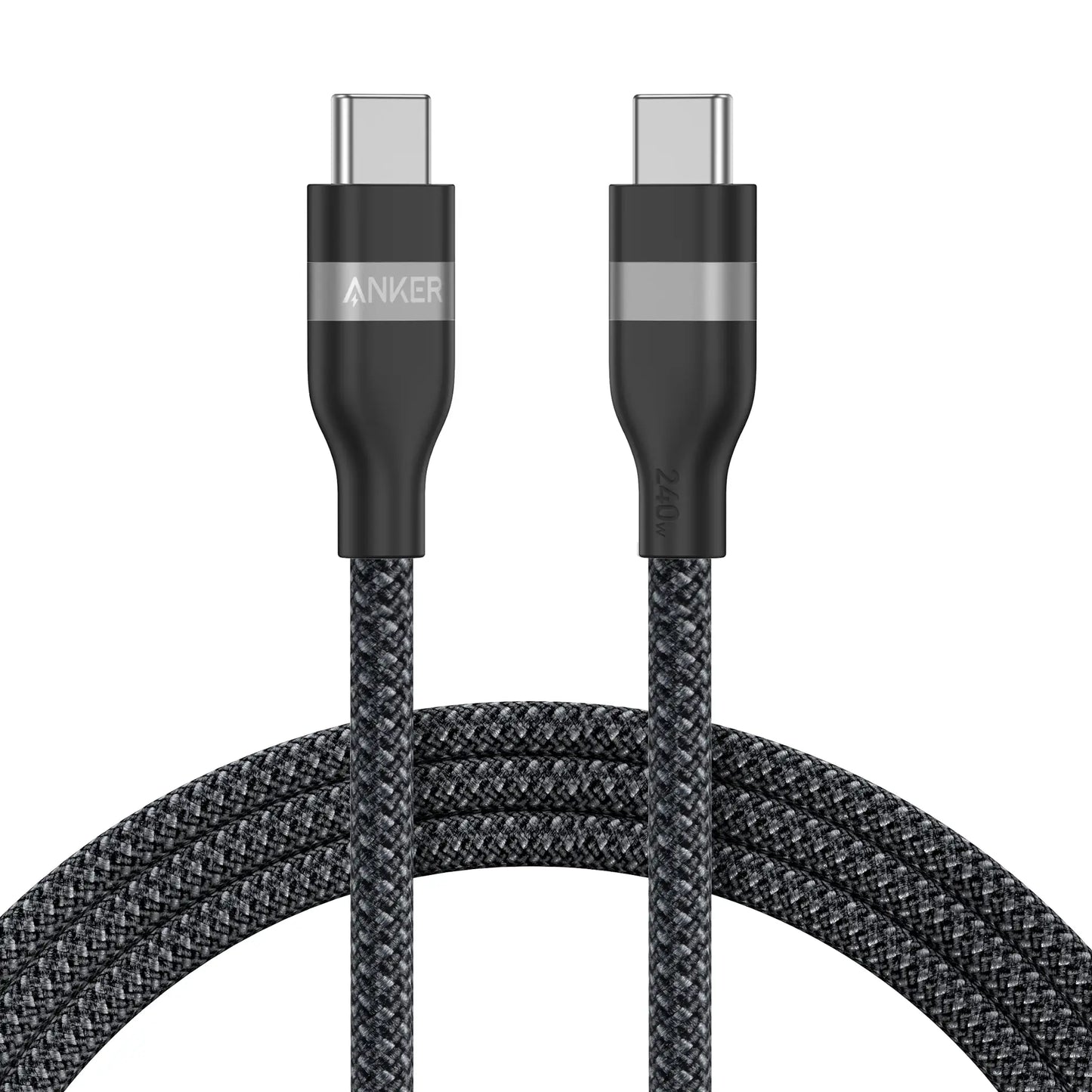 Anker USB-C to USB-C Cable (6ft, 240W, Upcycled-Braided)
