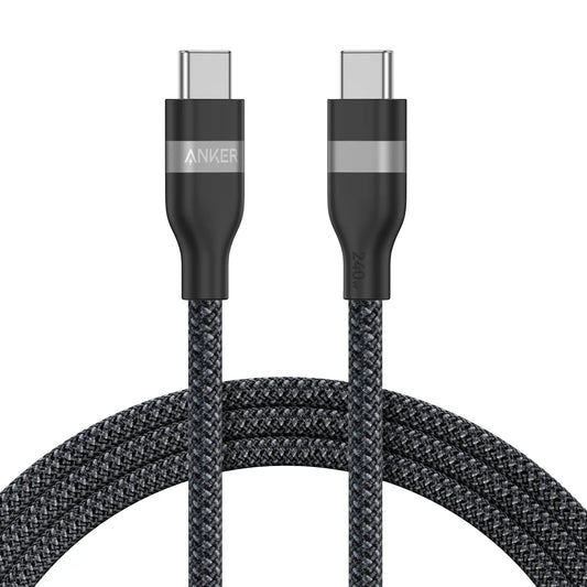 Anker USB-C to USB-C Cable (6ft, 240W, Upcycled-Braided)