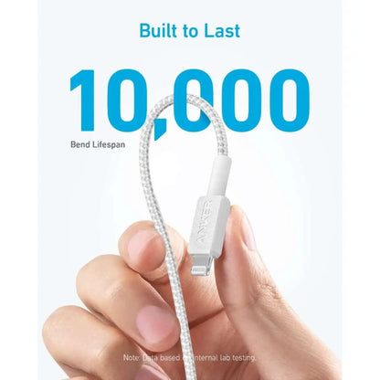 Anker 322 USB-C to Lightning Cable Braided 6ft (1.8m) 60W MFi