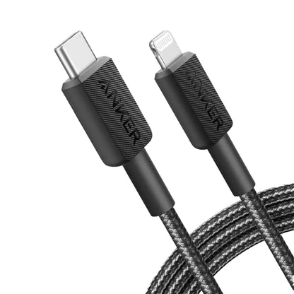 Anker 322 USB-C to Lightning Cable Braided 6ft (1.8m) 60W MFi