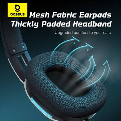 Baseus GoPlay 1 Max Gaming Wired Headphones, Moon White