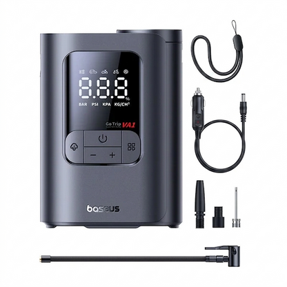 Baseus GoTrip VA1 Max and VA1 Pro Car Air Pump 7500mAh Portable Tire Inflator – Fast 100W Air Compressor