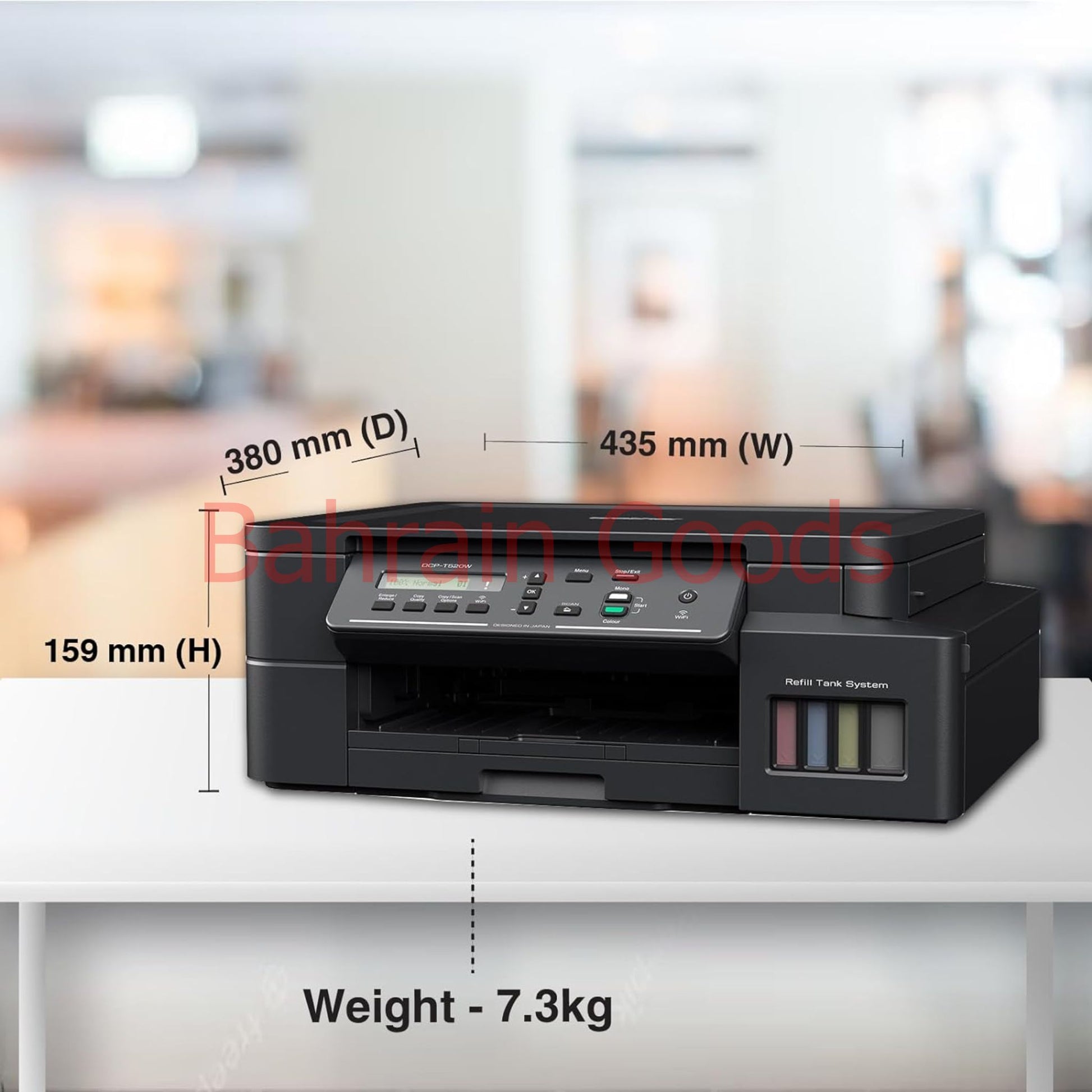 Brother DCP-T520W All-in One Ink Tank Refill System Printer with Built-in-Wireless | Bahrain Goods