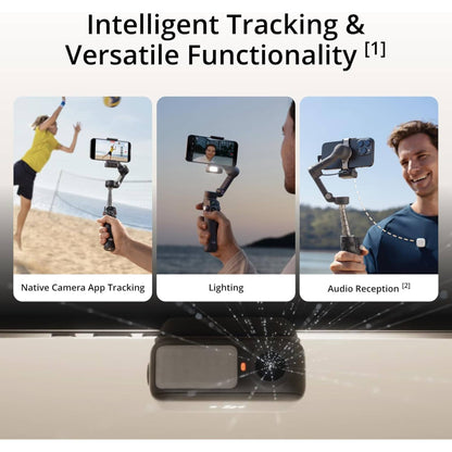 DJI Osmo Mobile 7P is a 3-axis gimbal stabilizer for iPhone and Android