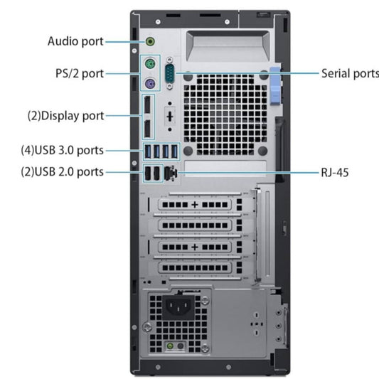 Dell Optiplex 7060 Tower Intel (R) Core i5-8th Gen