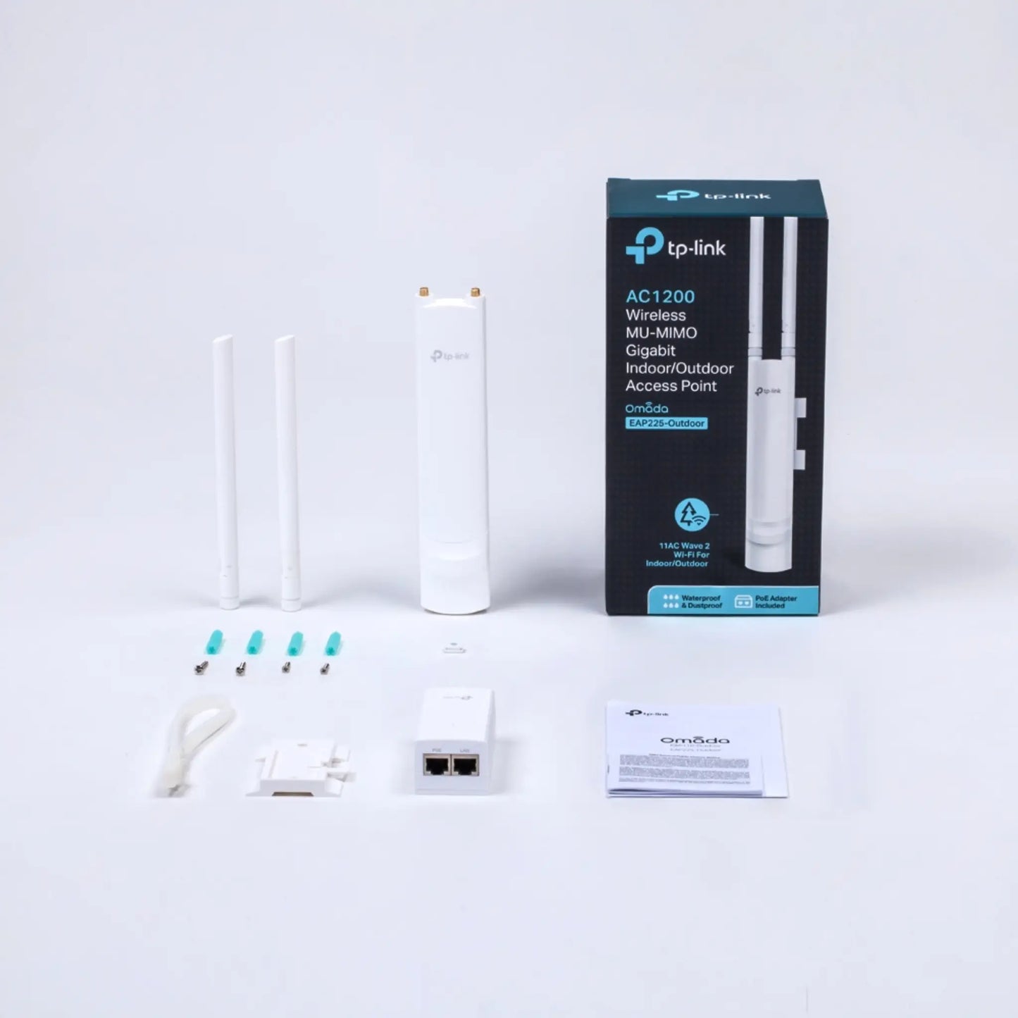 TP-Link Omada EAP225-Outdoor is an AC1200 MU-MIMO Gigabit Indoor/Outdoor Access Point
