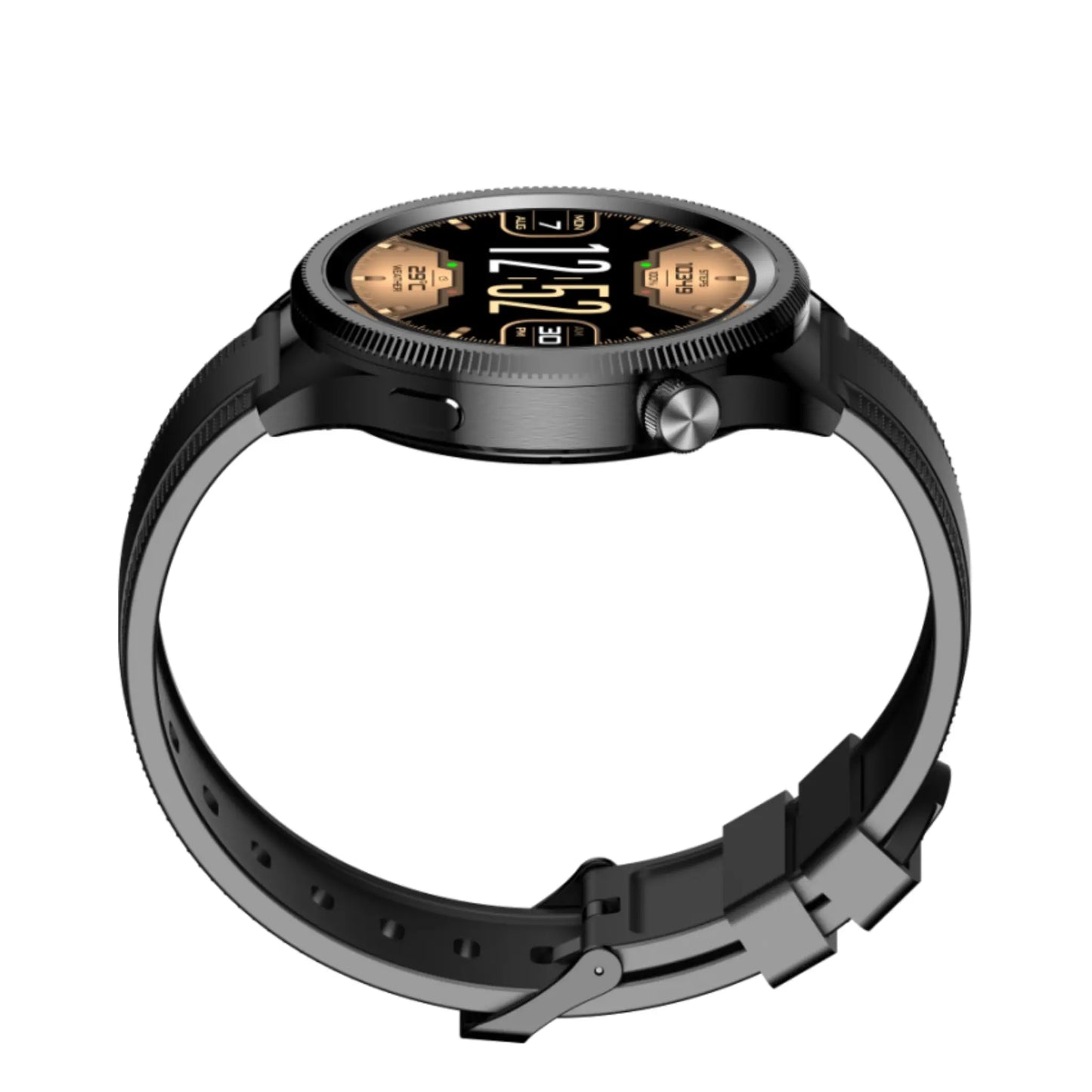 Hezire HWatch Crown Smartwatch – 1.43" AMOLED Display, IP68, 6-Day Battery | HEZ-SW-10