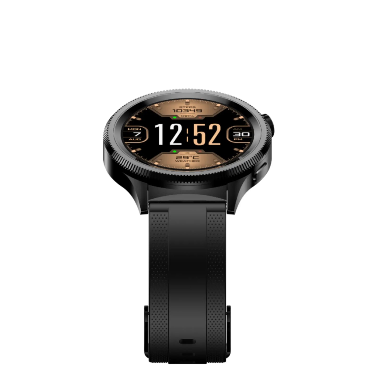 Hezire HWatch Crown Smartwatch – 1.43" AMOLED Display, IP68, 6-Day Battery | HEZ-SW-10