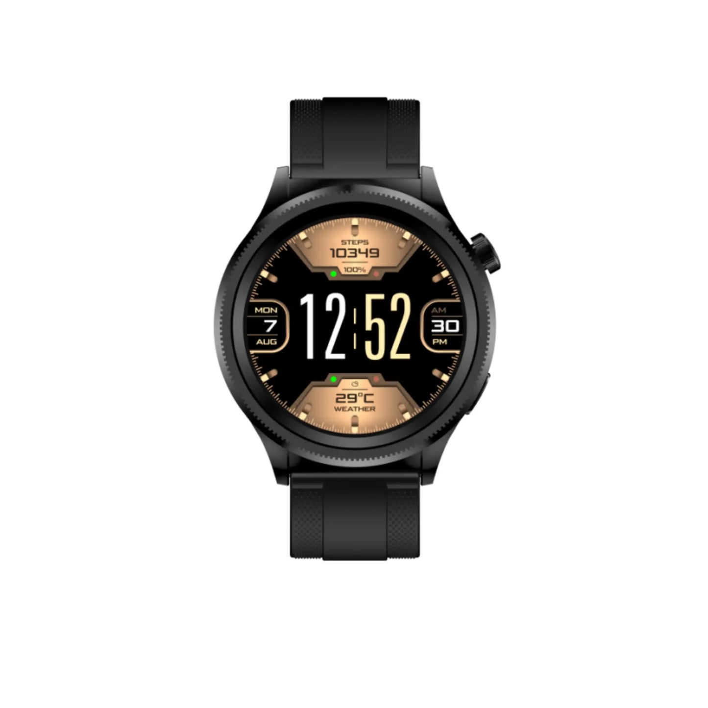 Hezire HWatch Crown Smartwatch – 1.43" AMOLED Display, IP68, 6-Day Battery | HEZ-SW-10