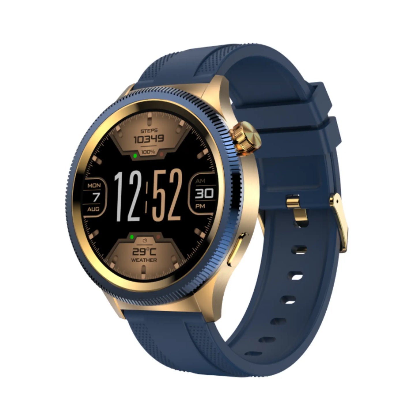 Hezire HWatch Crown Smartwatch – 1.43" AMOLED Display, IP68, 6-Day Battery | HEZ-SW-10