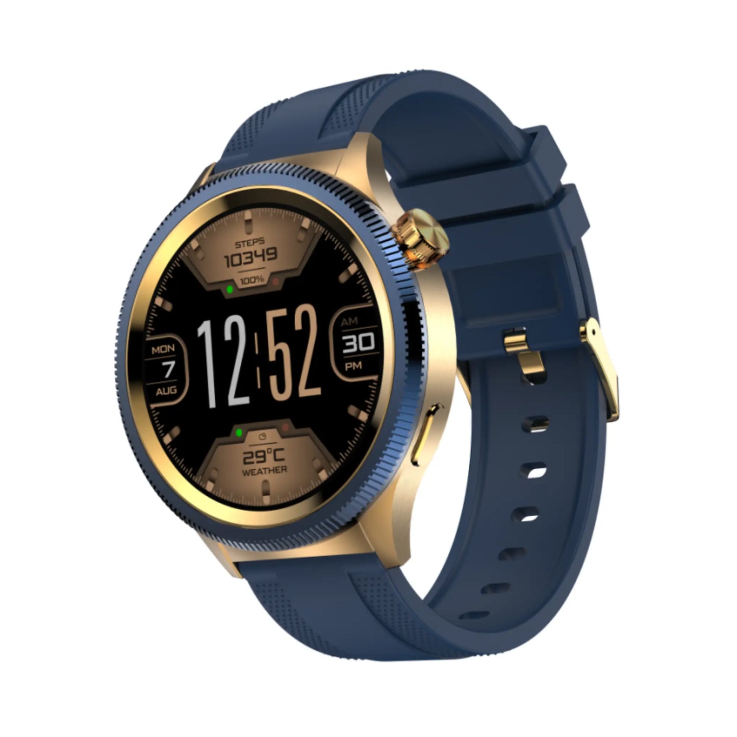 Hezire HWatch Crown Smartwatch – 1.43" AMOLED Display, IP68, 6-Day Battery | HEZ-SW-10