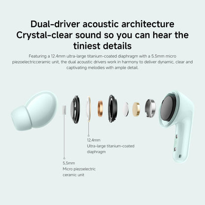 Xiaomi Redmi Buds 6 – Smart Noise-Cancelling Wireless Earbuds | Night Black