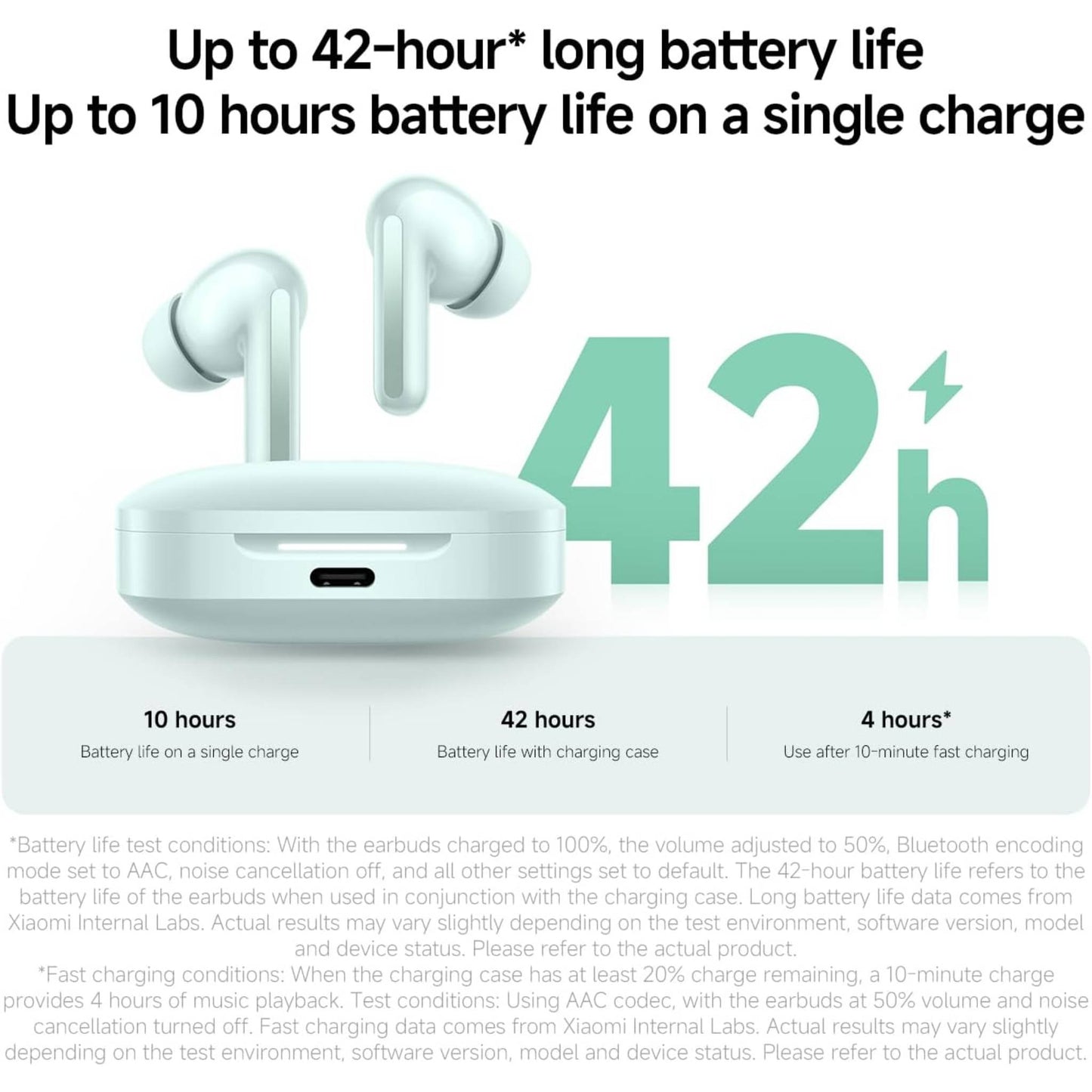 Xiaomi Redmi Buds 6 – Smart Noise-Cancelling Wireless Earbuds | Night Black