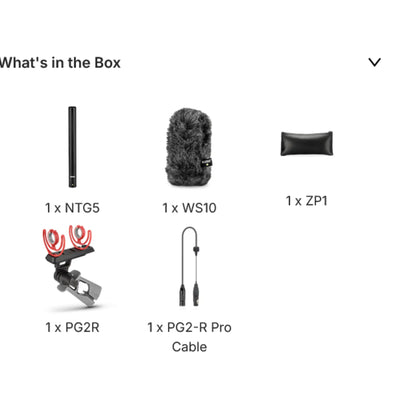 RØDE NTG5 Location Recording Kit Professional Shotgun Microphone