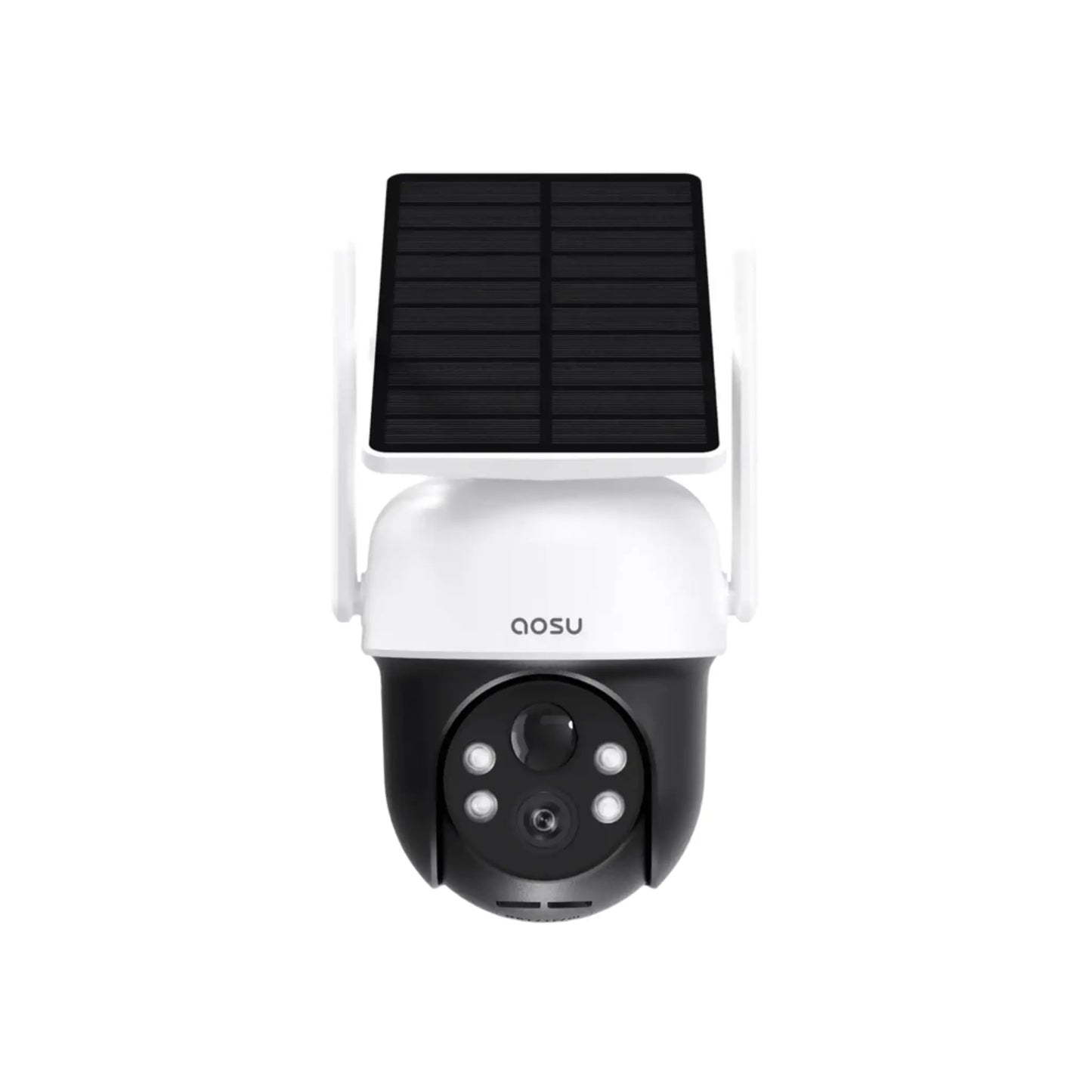 Aosu SolarCam D1 Classic System C9C-4H | Outdoor Wireless Security Cameras 4-Cam Kit | Solar Powered 2K CCTV System