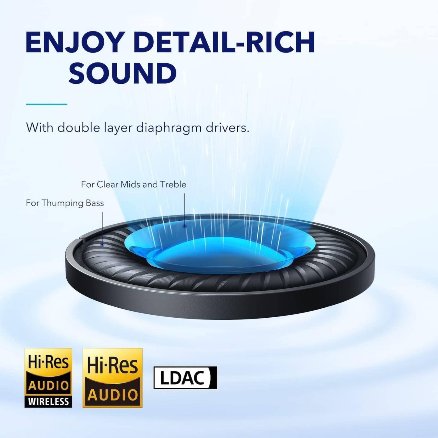 Soundcore Q45 Adaptive Active Noise Cancelling Headphones, Reduce Noise by Up to 98%