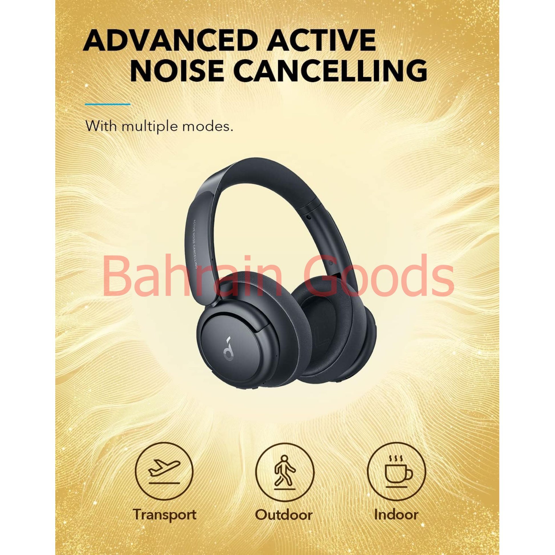Soundcore Life Q35 Multi Mode Active Noise Cancelling Headphones, Bluetooth Headphones with LDAC for Hi Res Wireless Audio, 40H Playtime | Bahrain Goods