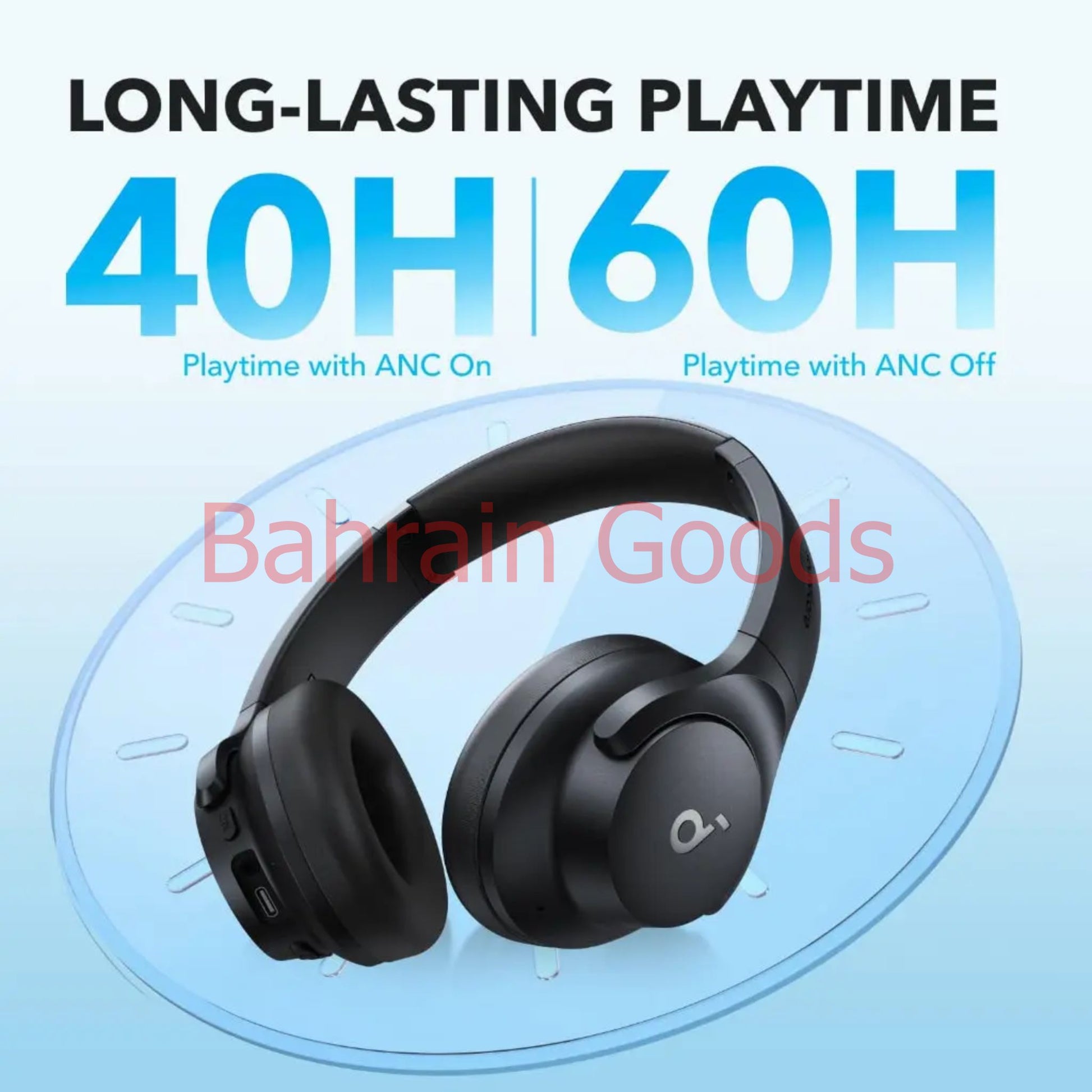 Soundcore Q20i Hybrid Bluetooth Noise Cancelling Wireless Headphones | Bahrain Goods