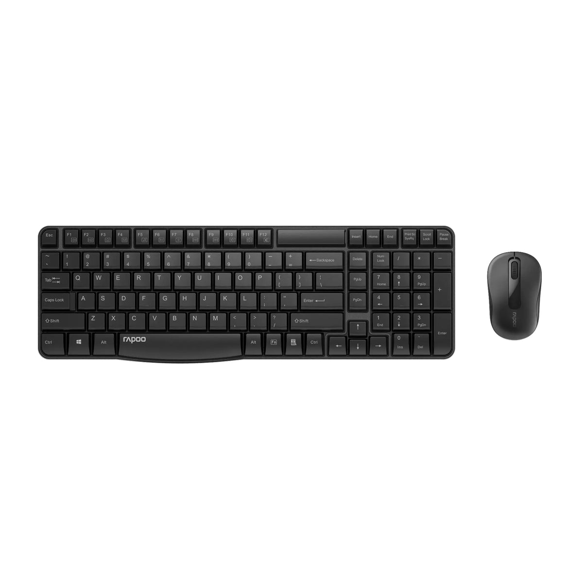 Rapoo X1800S Wireless Desktop Set Keyboard Mouse English and Arabic