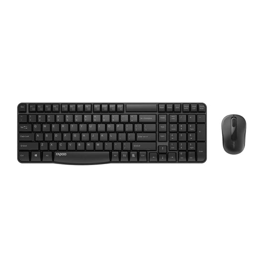 Rapoo X1800S Wireless Desktop Set Keyboard Mouse English and Arabic