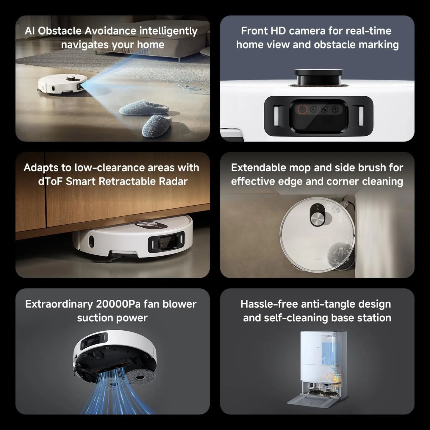 Xiaomi 5 Pro Robot Vacuum & Mop – 20000Pa AI Smart Cleaning