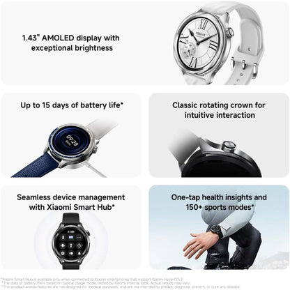 Xiaomi Watch S4 – AMOLED Display, Fitness & Health Smartwatch