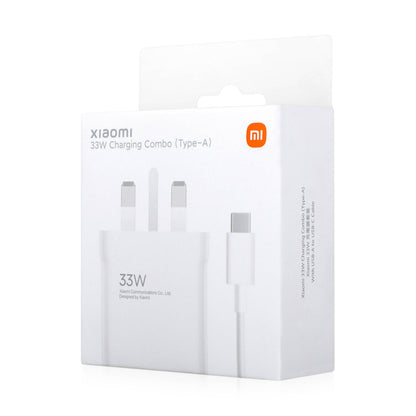Xiaomi 33W Charging Combo Type-A UK | Fast Charger + Cable