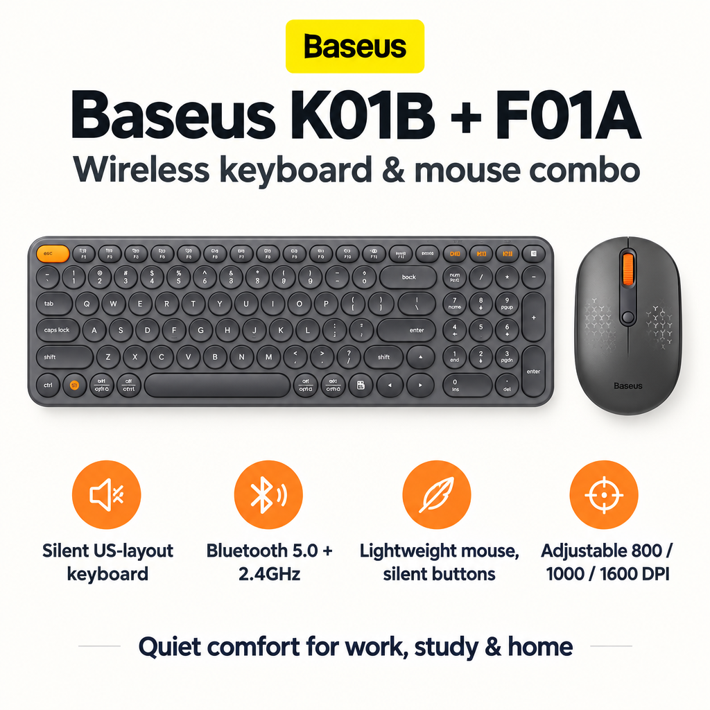 Baseus keyboard and mouse combo image