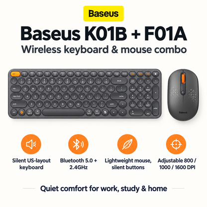 Baseus keyboard and mouse combo image