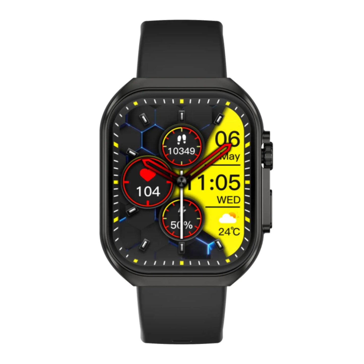 Hezire Hwatch Curve Smartwatch AMOLED Display Bluetooth Calling | HEZ-SW-09