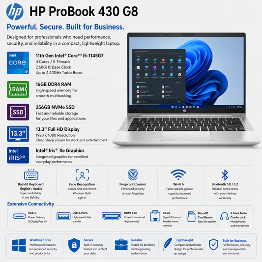 HP ProBook 430 G8 11th Gen Intel® Core™ i5-1135G7