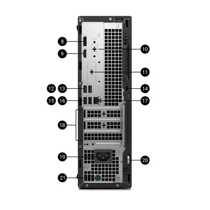 Dell Pro Slim Desktop QCS1250 | 14th Generation Intel® Core™ i7-14700 | 16GB DDR5 RAM (5600 MT/s) and 512GB TLC SSD