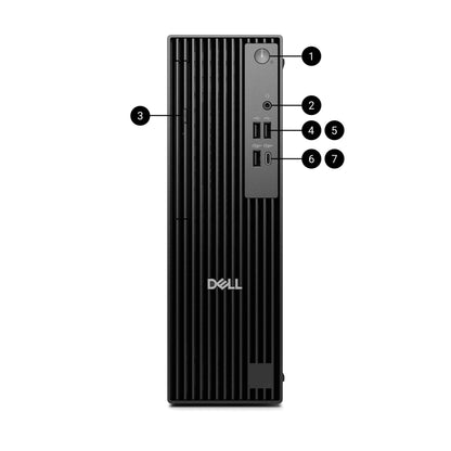 Dell Pro Slim Desktop QCS1250 | 14th Generation Intel® Core™ i7-14700 | 16GB DDR5 RAM (5600 MT/s) and 512GB TLC SSD