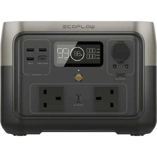 EcoFlow RIVER 2 Max Portable Power Station | 512Wh capacity and 500W