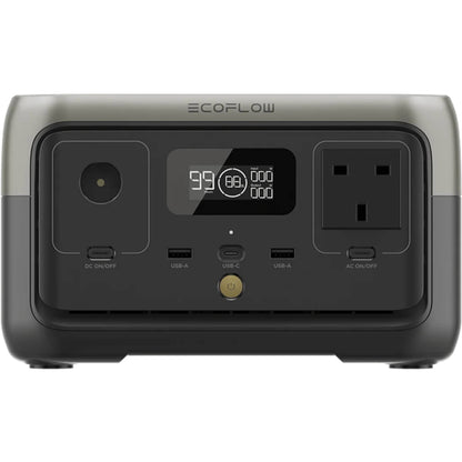 EcoFlow RIVER 2 Portable Power Station | 256Wh capacity and 300W output