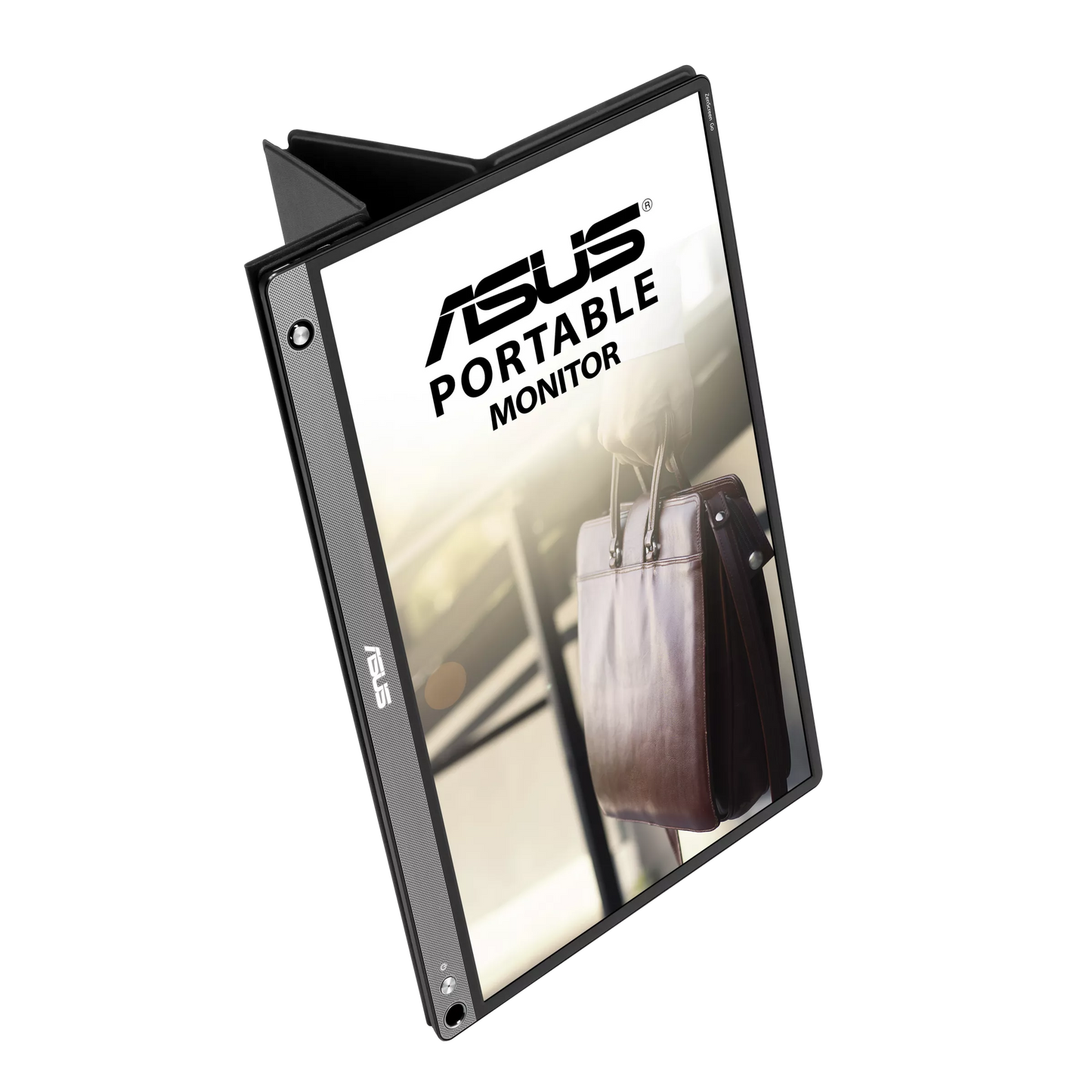 ASUS ZenScreen GO MB16AHP Portable USB Type-C Monitor - 16 inch (15.6 inch viewable), Full HD, Built-in Battery, USB Type-C, Micro-HDMI, Flicker Free, Blue Light Filter